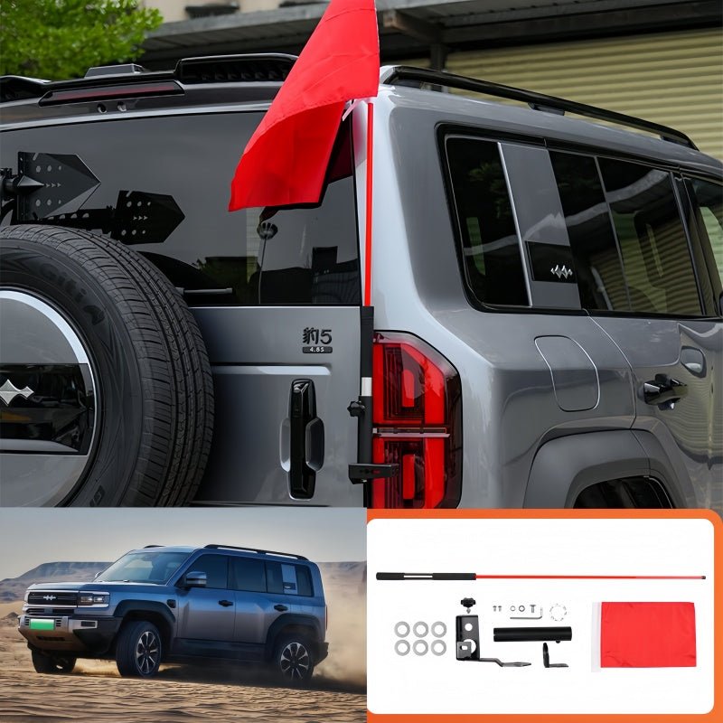 Antenna & Flag Pole Mount Bracket for BYD Leopard 5 & Denza B5