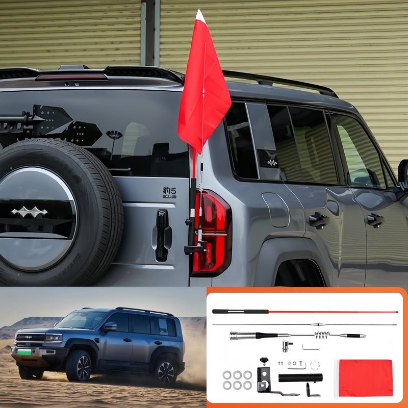 Antenna & Flag Pole Mount Bracket for BYD Leopard 5 & Denza B5