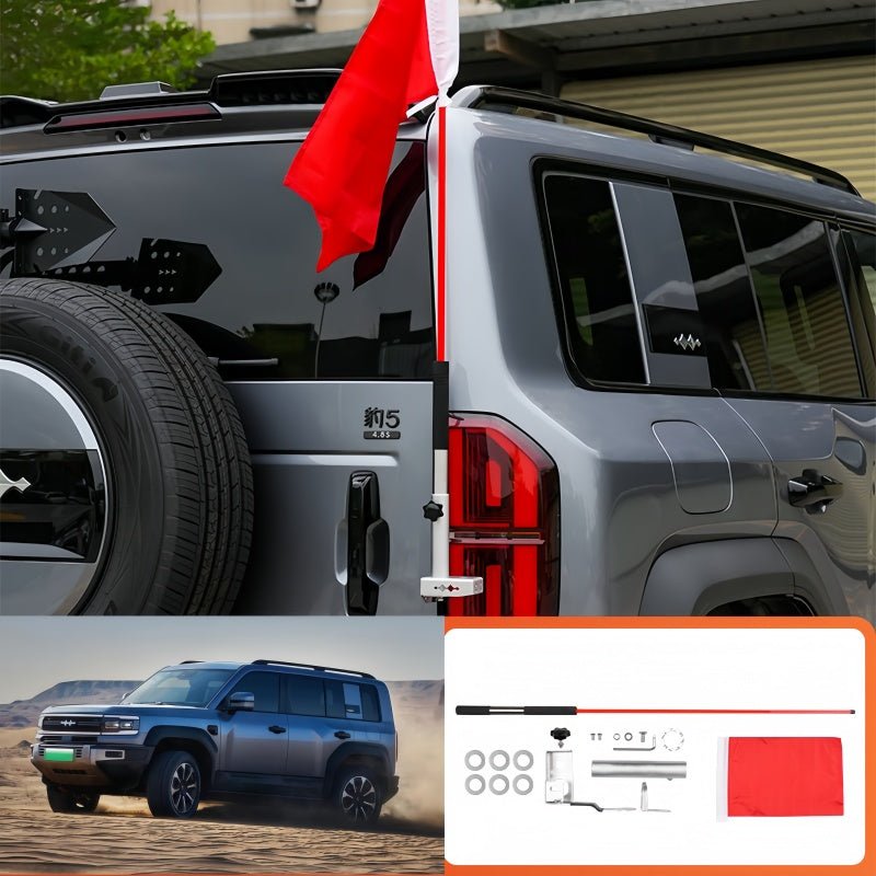 Antenna & Flag Pole Mount Bracket for BYD Leopard 5 & Denza B5