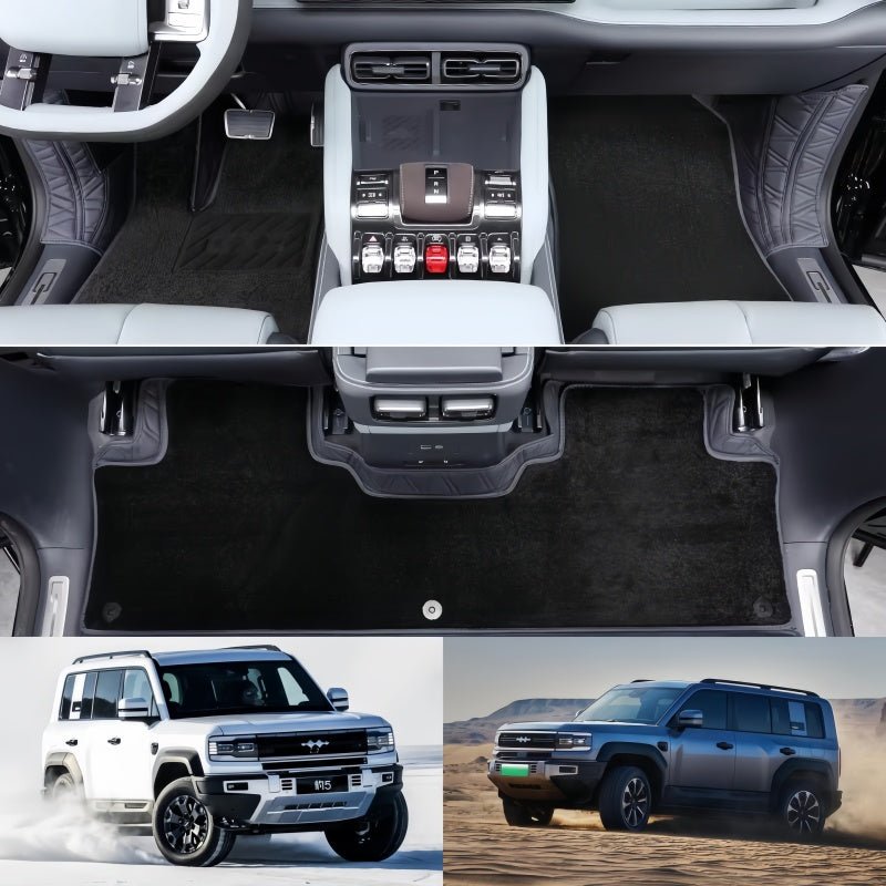 BYD Leopard 5 All-Around Nappa Leather & Cashmere-Like Floor Mats