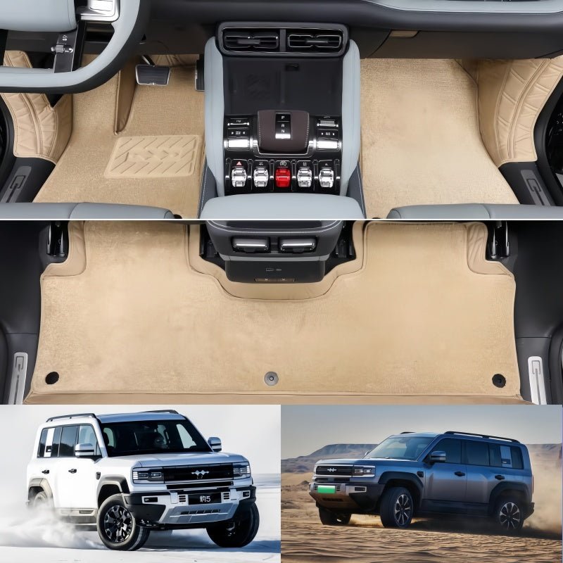 BYD Leopard 5 All-Around Nappa Leather & Cashmere-Like Floor Mats