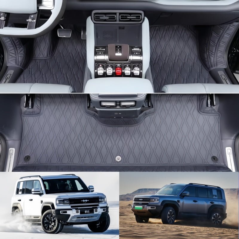 BYD Leopard 5 All-Around Nappa Leather & Cashmere-Like Floor Mats