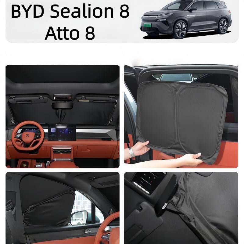 Car Window Sun Shade Cover for BYD Sealion 8 / ATTO 8