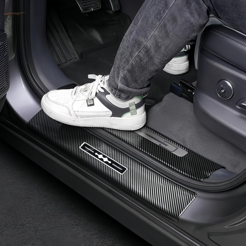 Carbon Fiber Door Sill Guards for BYD Leopard 5 & Denza B5