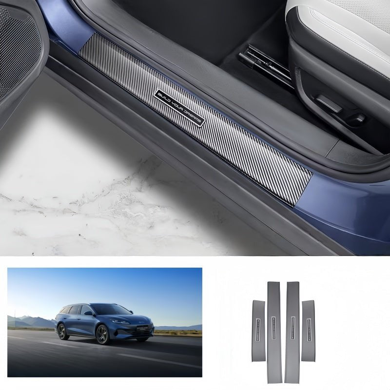 Carbon Fiber Door Sill Protectors for BYD Seal 6 DM-i/Touring