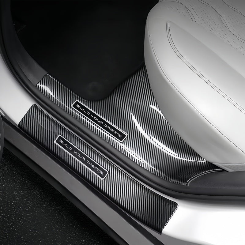 Carbon Fiber Door Sill Protectors for BYD Seal 6 DM-i/Touring