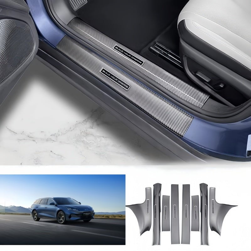 Carbon Fiber Door Sill Protectors for BYD Seal 6 DM-i/Touring