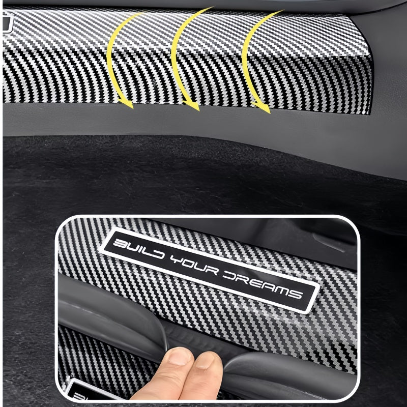 Carbon Fiber Door Sill Protectors for BYD Seal 6 DM-i/Touring