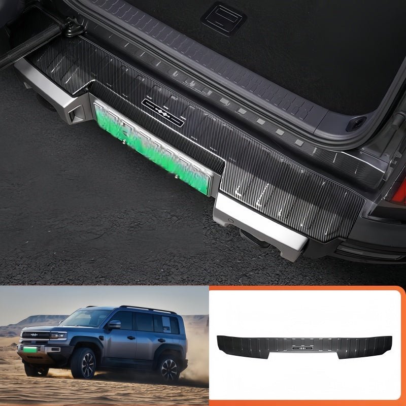 Carbon Fiber Trunk Sill Guard for BYD Leopard 5 & Denza B5