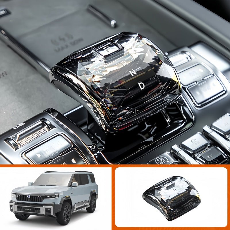 Crystal Gear Shift Knob Cover for BYD Leopard 5/8 & Denza B5/B8