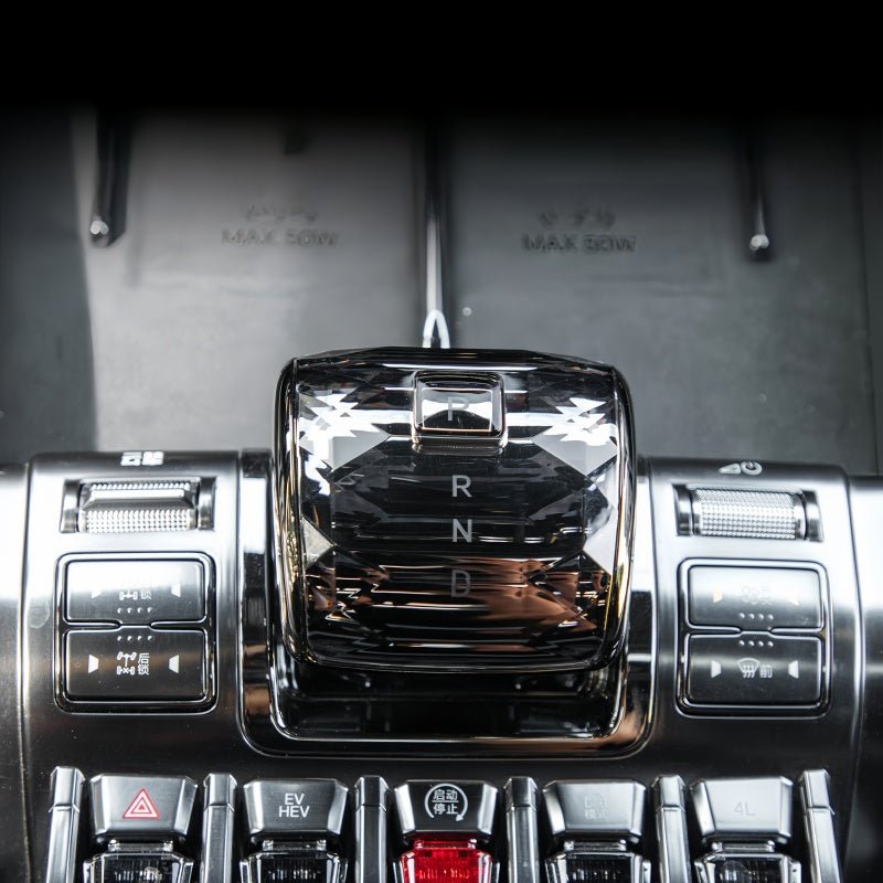 Crystal Gear Shift Knob Cover for BYD Leopard 5/8 & Denza B5/B8