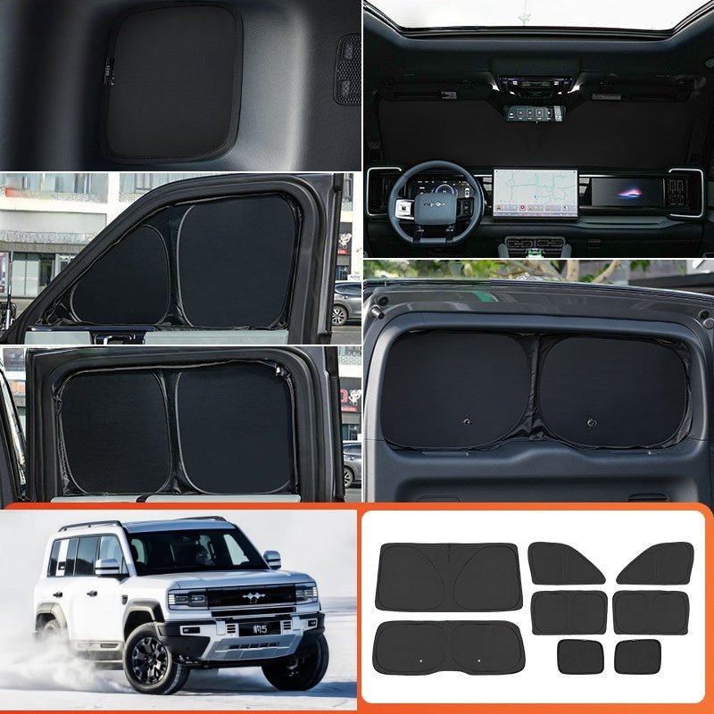 Custom Window Sun Shades for BYD Leopard 5 & Denza B5