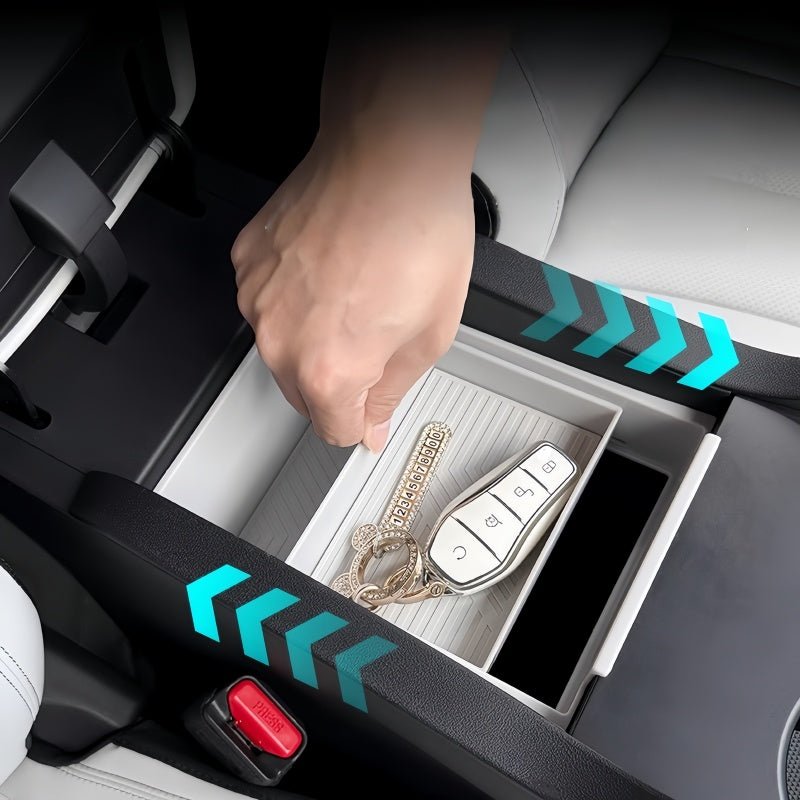 Double-Layer Sliding Armrest Storage Organizer for BYD Seal 6 DM-i