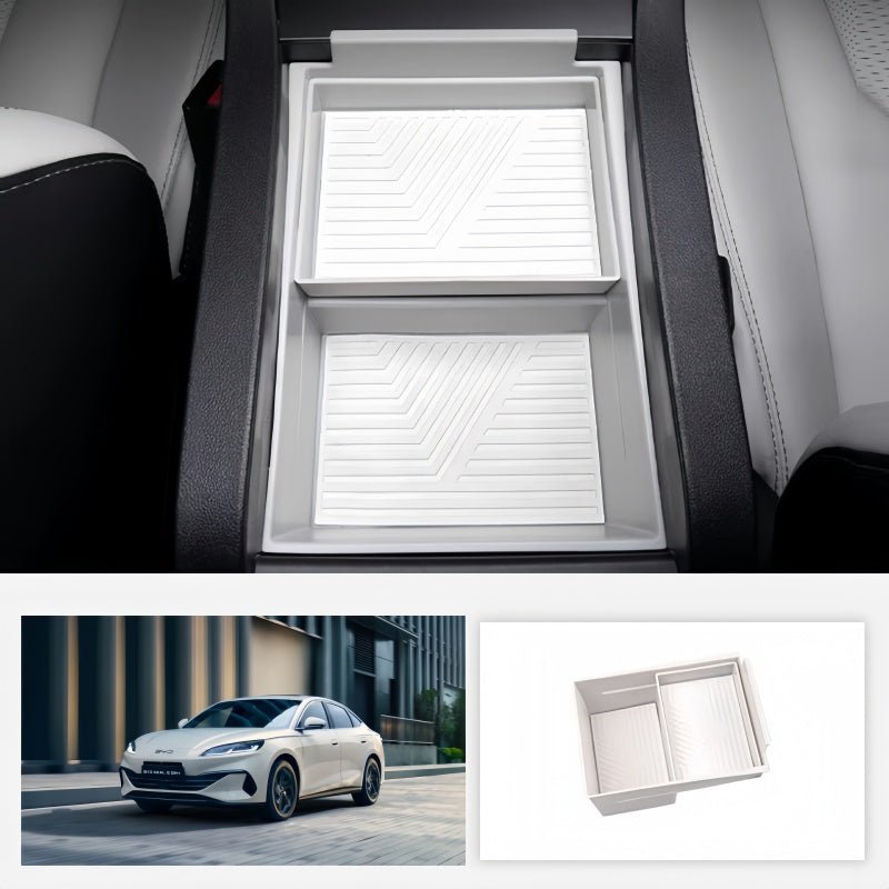 Double-Layer Sliding Armrest Storage Organizer for BYD Seal 6 DM-i