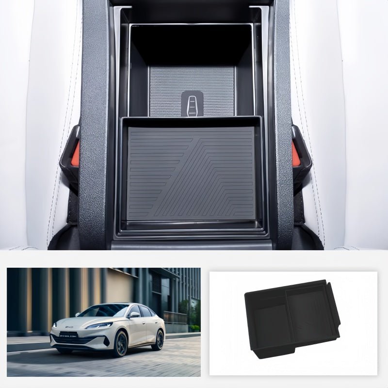 Double-Layer Sliding Armrest Storage Organizer for BYD Seal 6 DM-i