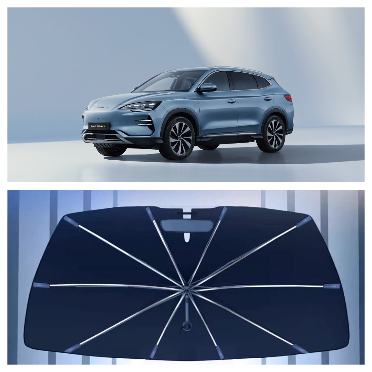 Foldable Windshield Sunshade Umbrella for BYD