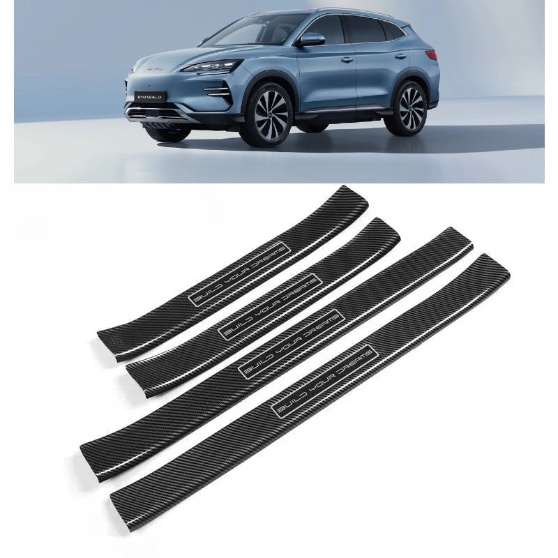 Carbon Fiber Door Sill Protectors for BYD Sealion 6/Seal U