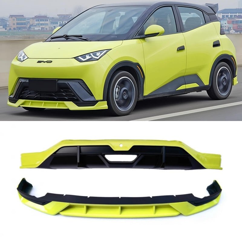 Front & Rear Bumper Lip Spoiler for BYD ATTO 1