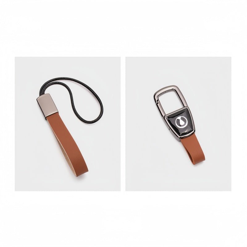 Full Wrap Leather Key Fob Case for Denza B5/B8