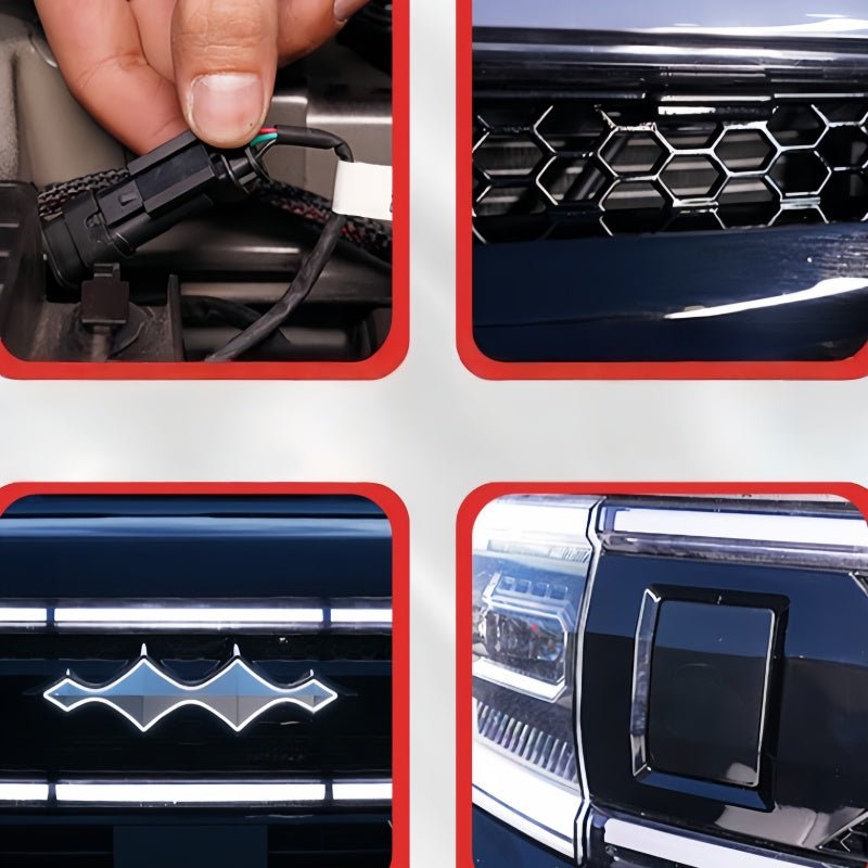 LED Light-Up Front Grille with Emblem for BYD Leopard 5 & Denza B5