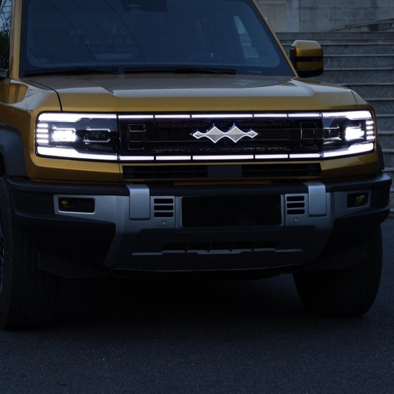 LED Light-Up Front Grille with Emblem for BYD Leopard 5 & Denza B5