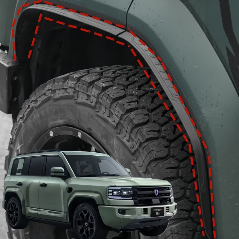 Matte Black Fender Flare Wide Trim for BYD Leopard 5 & Denza B5