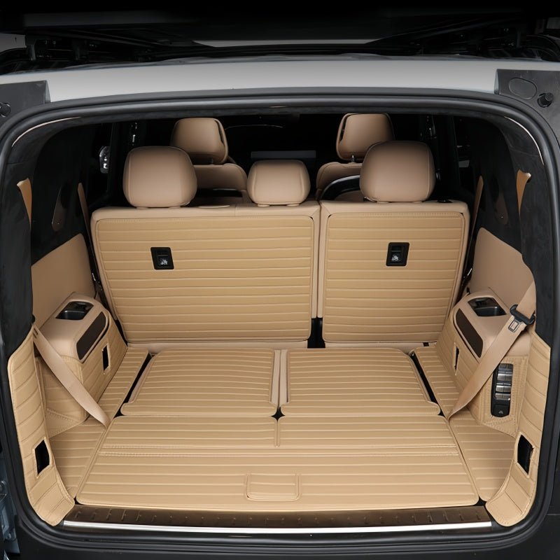 Nappa Leather Trunk Mat & Seat Back Pad for BYD Leopard 8 & Denza B8
