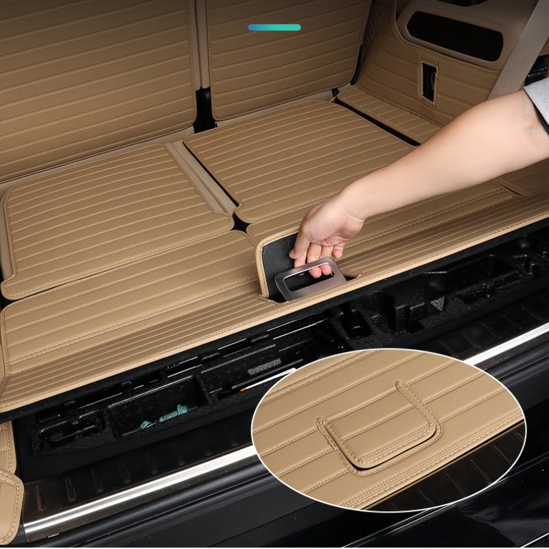 Nappa Leather Trunk Mat & Seat Back Pad for BYD Leopard 8 & Denza B8