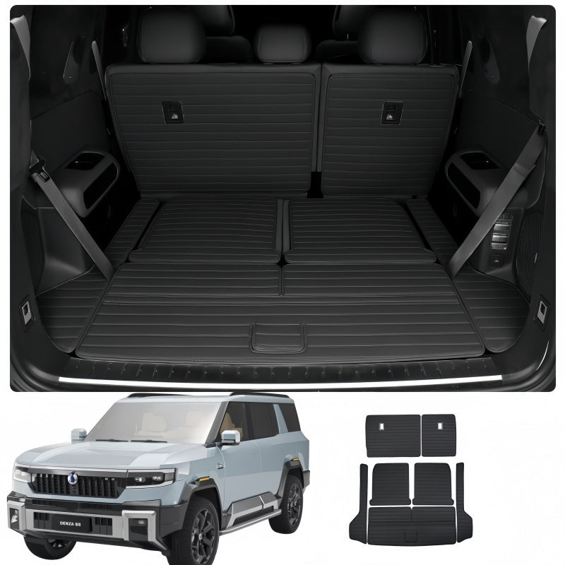 Nappa Leather Trunk Mat & Seat Back Pad for BYD Leopard 8 & Denza B8