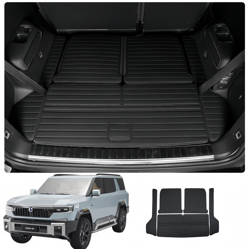 Nappa Leather Trunk Mat & Seat Back Pad for BYD Leopard 8 & Denza B8