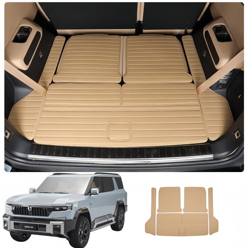 Nappa Leather Trunk Mat & Seat Back Pad for BYD Leopard 8 & Denza B8