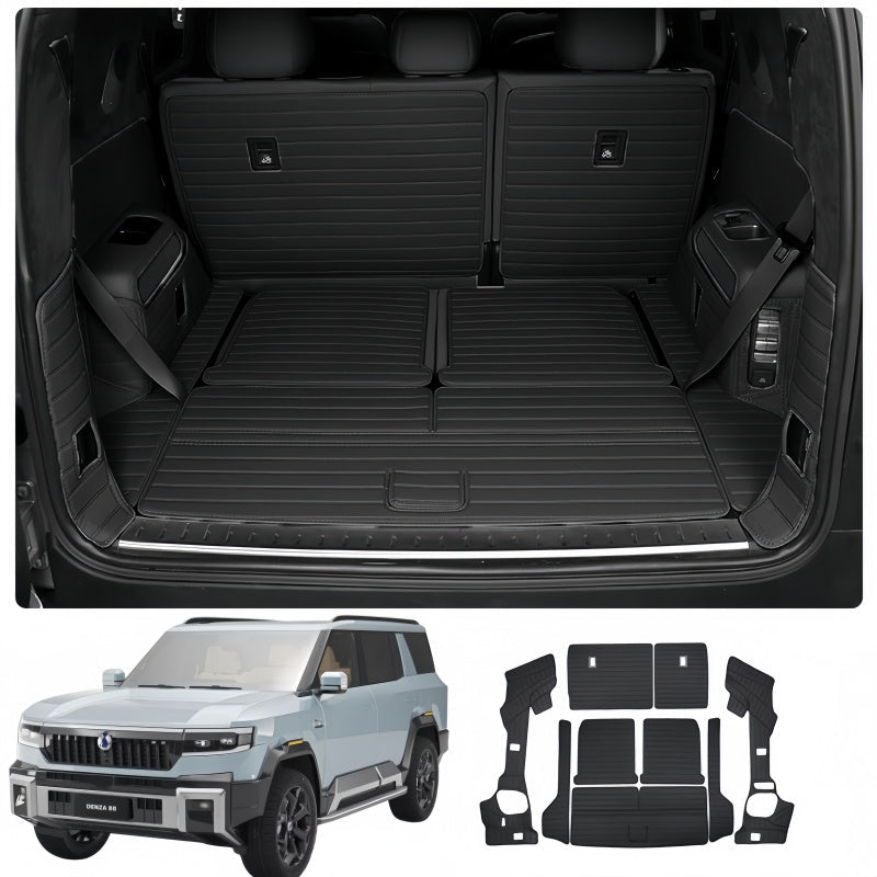Nappa Leather Trunk Mat & Seat Back Pad for BYD Leopard 8 & Denza B8