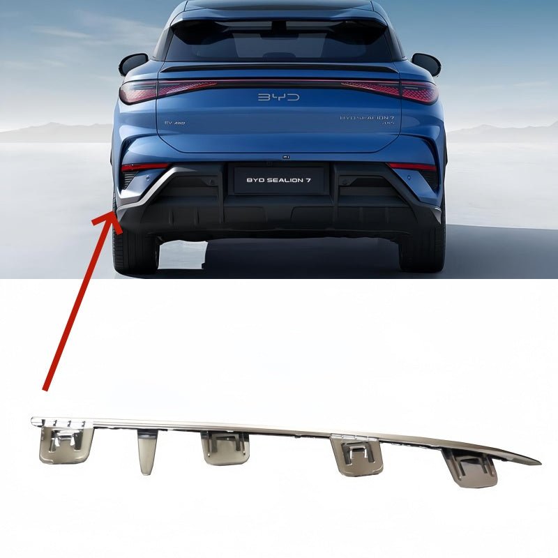 OEM BYD Sealion 7 Rear Bumper Trim Chrome Strip