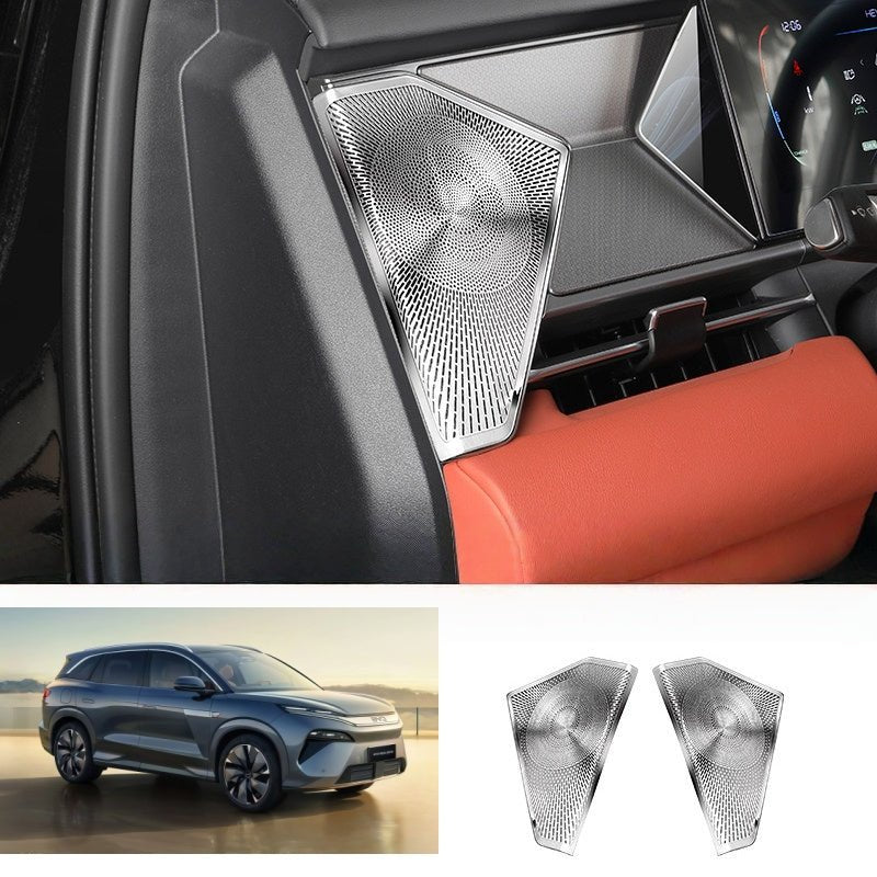 Stainless Steel Speaker Grill Cover Protector for BYD Sealion 8 / ATTO 8