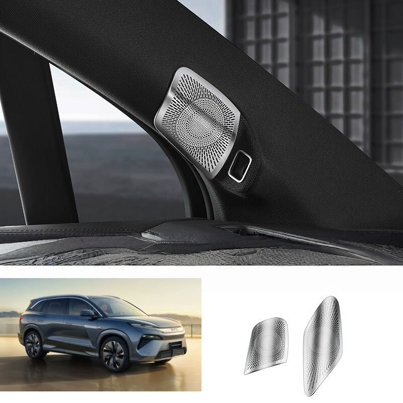 Stainless Steel Speaker Grill Cover Protector for BYD Sealion 8 / ATTO 8