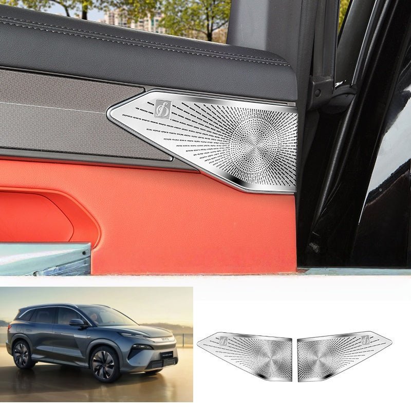 Stainless Steel Speaker Grill Cover Protector for BYD Sealion 8 / ATTO 8
