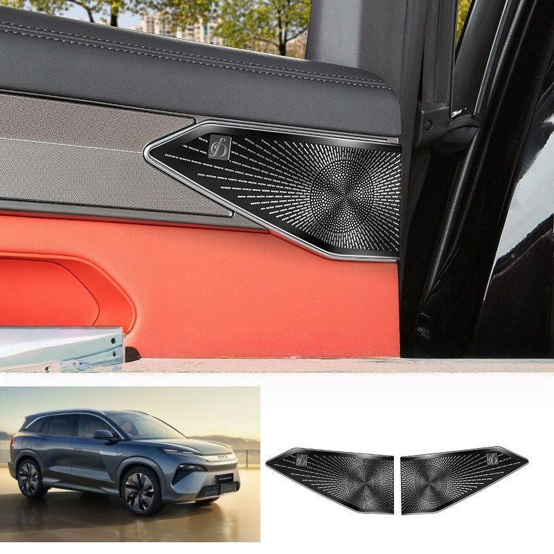 Stainless Steel Speaker Grill Cover Protector for BYD Sealion 8 / ATTO 8