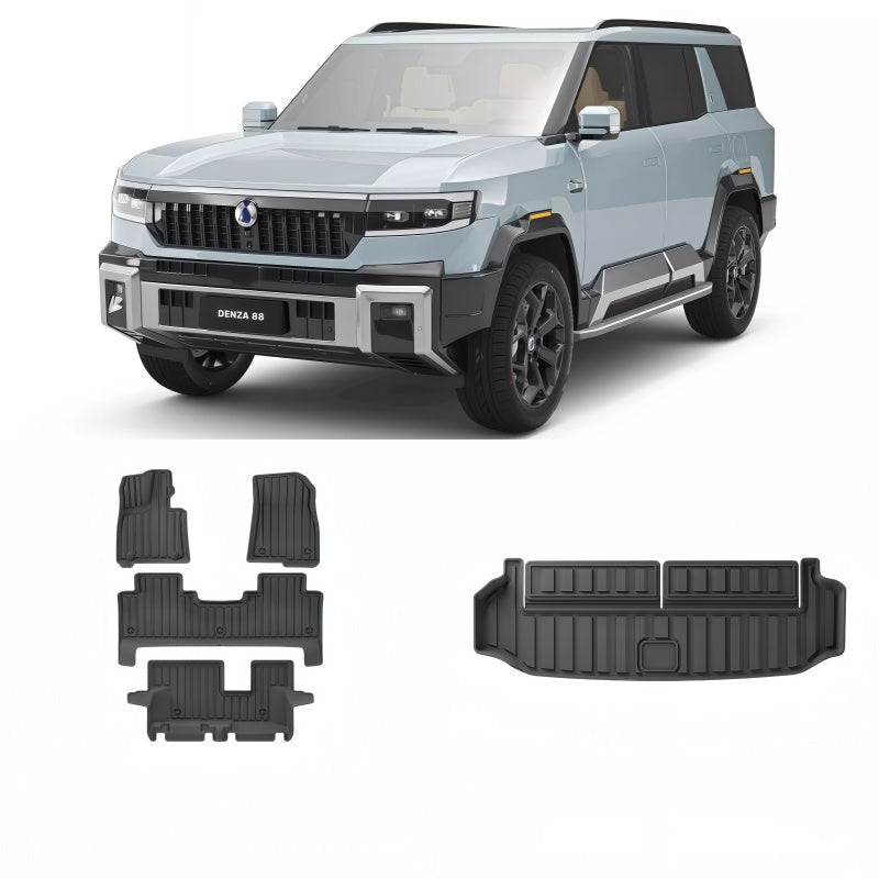 TPE Floor Mats & Trunk Mat for BYD Leopard 8 & Denza B8