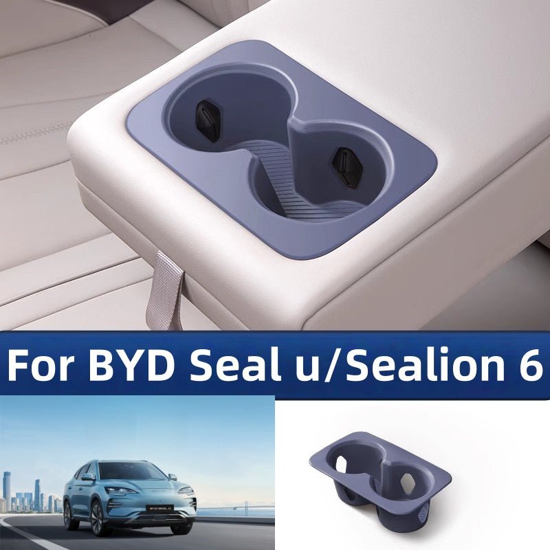 Cup Holder Protector for BYD Seal U/Sealion 6 Rear Armrest Box