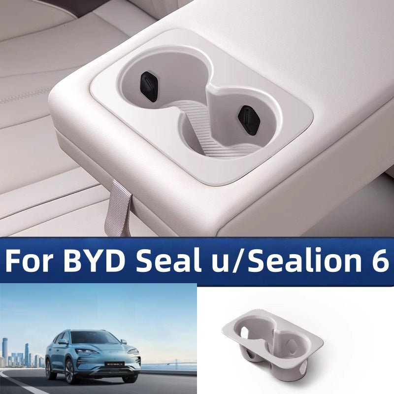 Cup Holder Protector for BYD Seal U/Sealion 6 Rear Armrest Box
