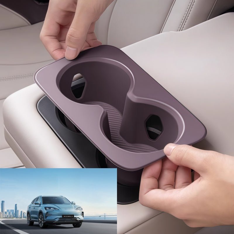 Cup Holder Protector for BYD Seal U/Sealion 6 Rear Armrest Box - Nice BYD