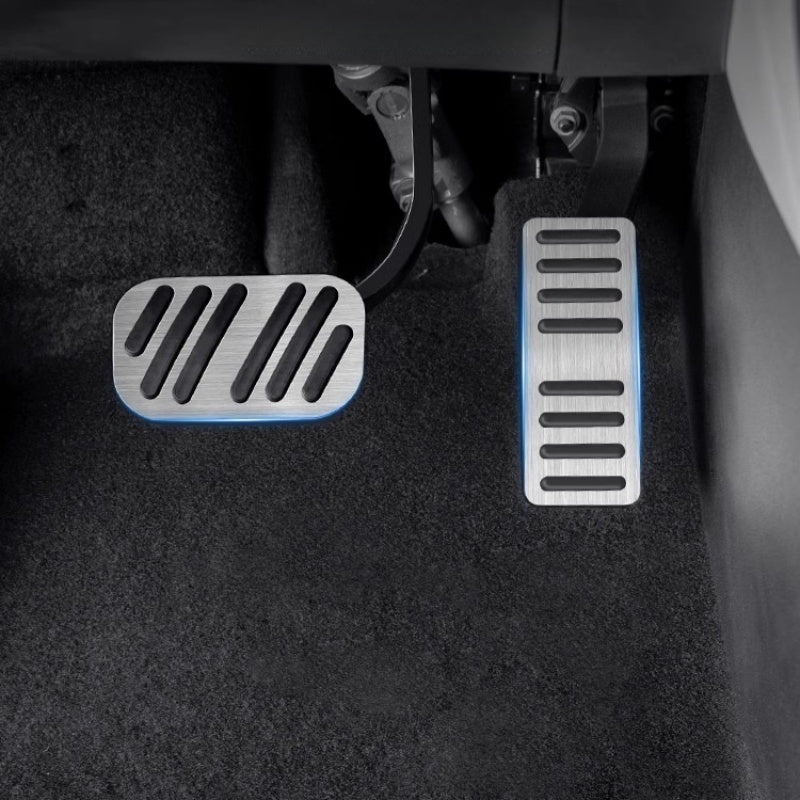 Brushed Aluminum Performance Pedal Covers for BYD ATTO 2/ATTO 3