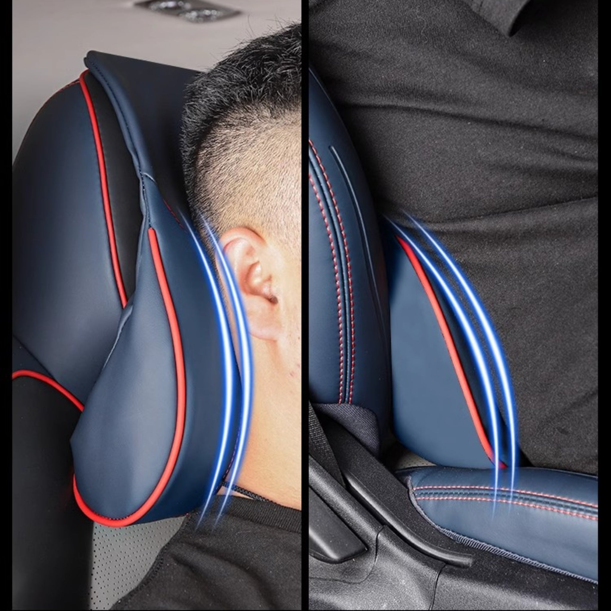 Headrest & Lumbar Pillow Set for BYD (2 Pcs)