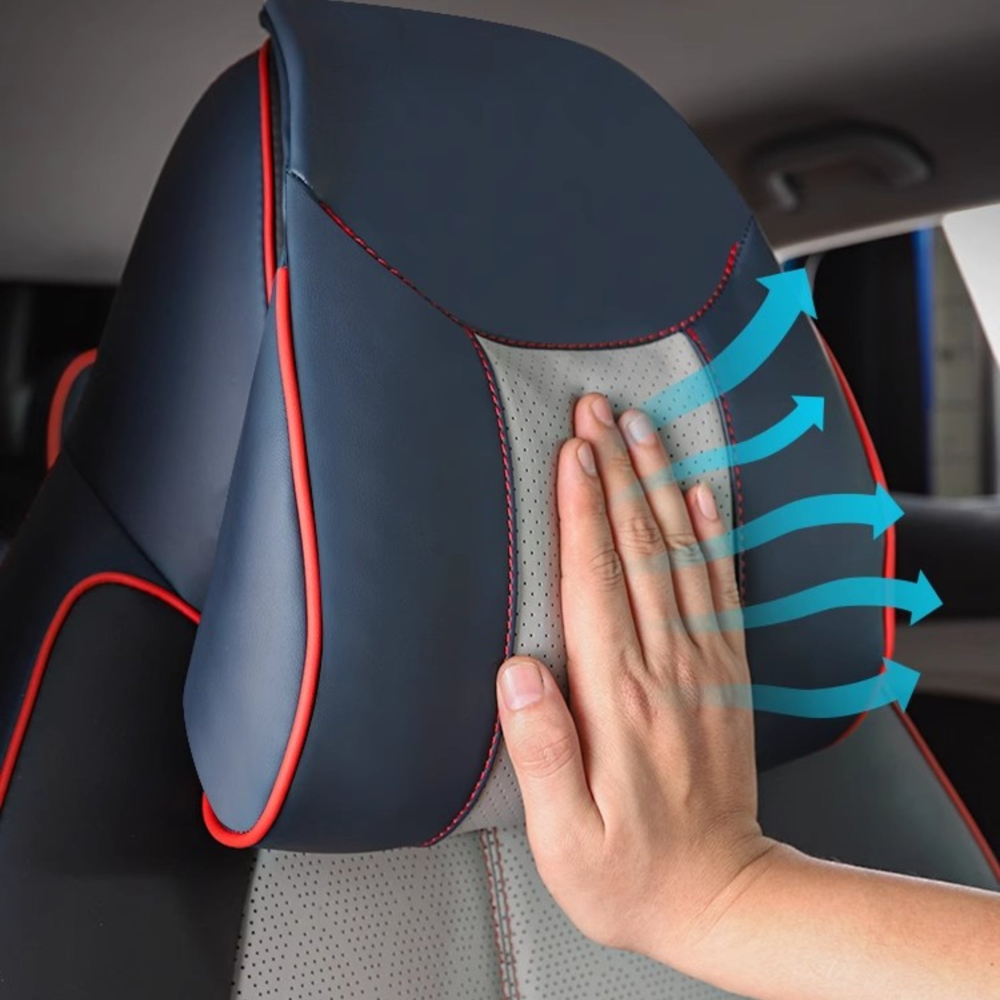 Headrest & Lumbar Pillow Set for BYD (2 Pcs)