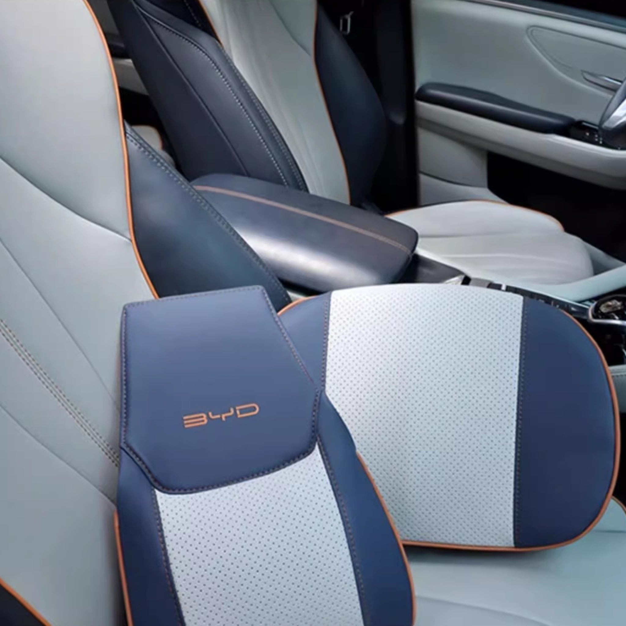 Headrest & Lumbar Pillow Set for BYD (2 Pcs)
