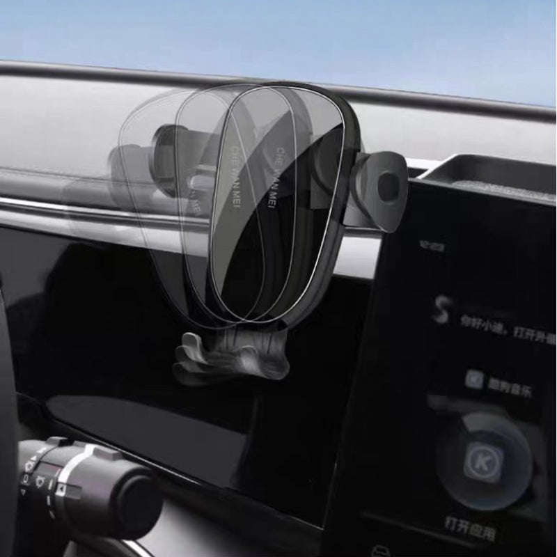 For BYD ATTO 3/SEAL U/SEALION 6/SONG PLUS Mobile Phone Holder + Storage Box