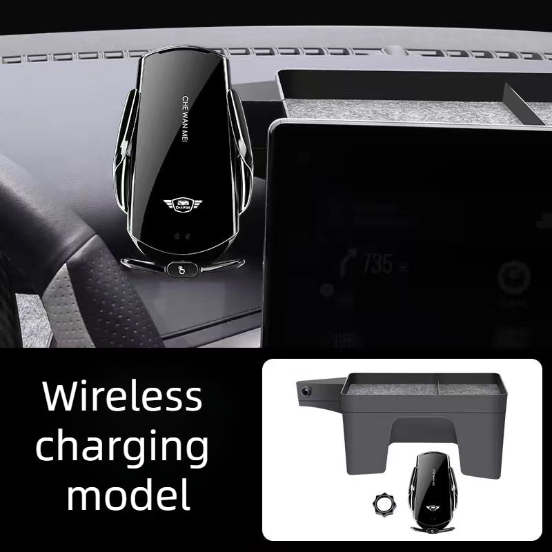 For BYD ATTO 3/SEAL U/SEALION 6/SONG PLUS Mobile Phone Holder + Storage Box