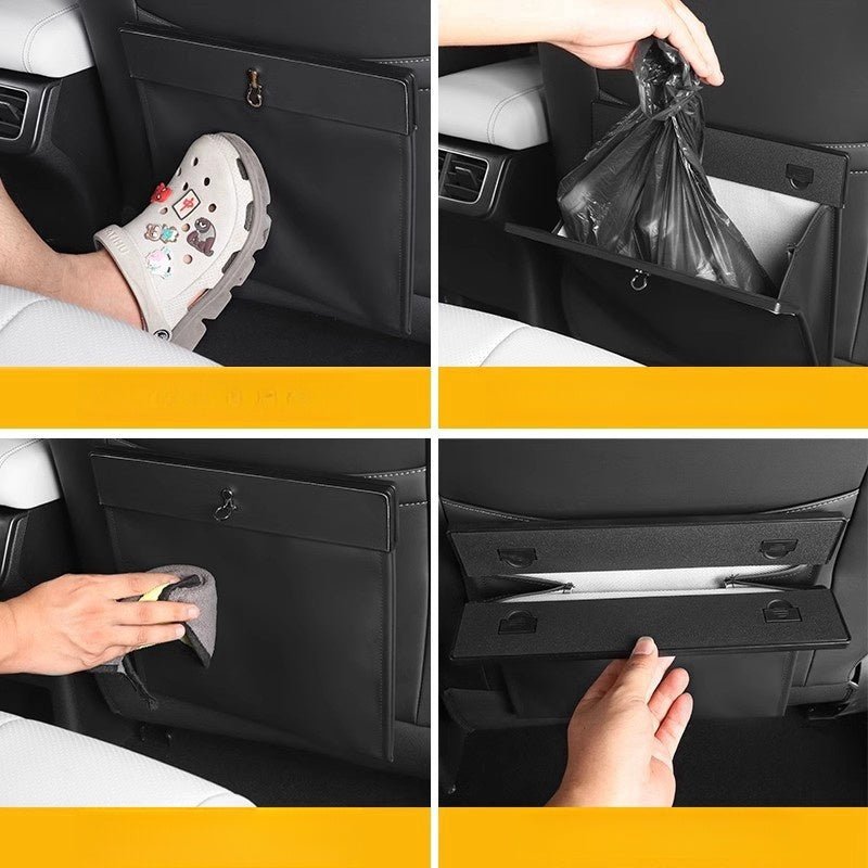 Car Seat Back Storage Bin with Magnetic Lid for BYD