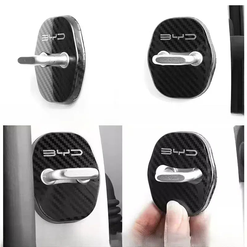 Stainless Steel Door Lock Covers for BYD (4 Pcs)