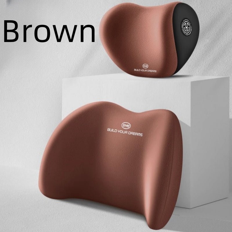 Car Seat Headrest And Waist Pillow For BYD (2 Pcs)